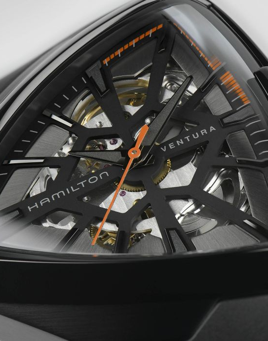 Оригинальные часы Hamilton Hamilton Ventura Skeleton Auto H24595331 механические калибр механизма h-10-s общий вид
